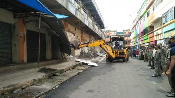 Eksekusi Lapak Pedagang Jalan Bukit Tinggi, Dilakukan